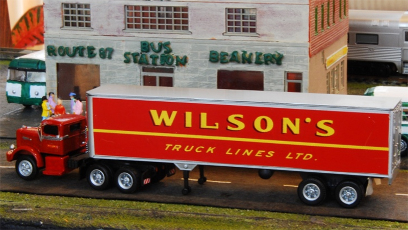 Wilson Truck Lines, Ltd. Autocar DC95 Truck Tractor & 40’ Trailer - By