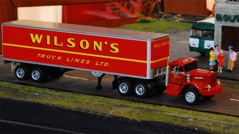 Wilson Truck Lines, Ltd. Autocar DC95 Truck Tractor & 40’ Trailer - By