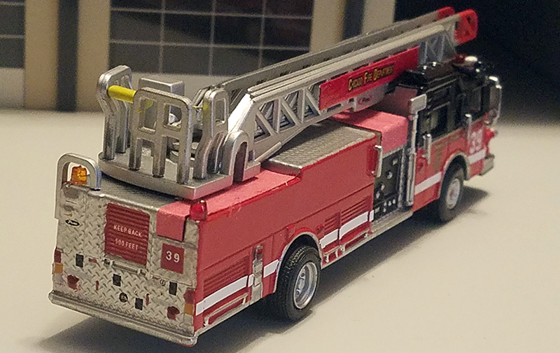 Chicago Fire Department 2002 Pierce Dash Quint - By Keith Grzadziel