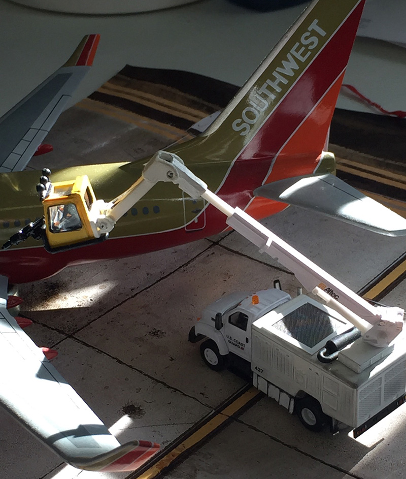 U.S. Coast Guard GMC 6500 Aircraft DeIcing Truck By Alex Forman