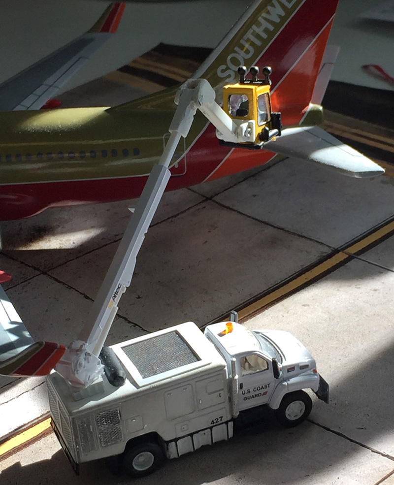 U.S. Coast Guard GMC 6500 Aircraft DeIcing Truck By Alex Forman