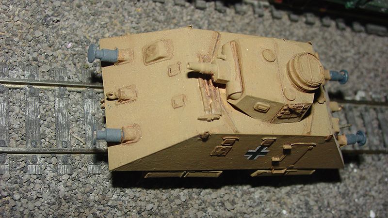 Maquette 1/35 Panzer Draisine Zeppelin – Peinte Par Vincenzo Lanna – Résine