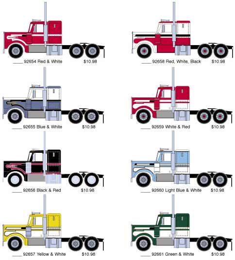 Kenworth Truck Color Chart